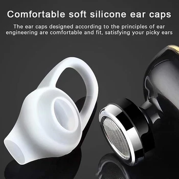 10шт силиконовых вкладышей-вкладышей для универсальных беспроводных наушников, совместимых с Bluetooth, замена затычек для ушей