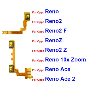 Гибкий кабель Power Volume Для OPPO Reno Ace 2 Z 2 2F 2Z 10-Кратный Зум Боковых Кнопок Power Volume Клавиш Гибкой Ленты Запасные Части