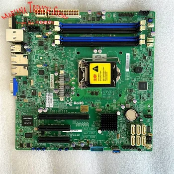 X10SLH-F для материнской платы Supermicro LGA1150 E3-1200 v3/v4 4-го поколения. Core i3 DDR3 ECC с двумя портами Gigabit Ethernet LAN