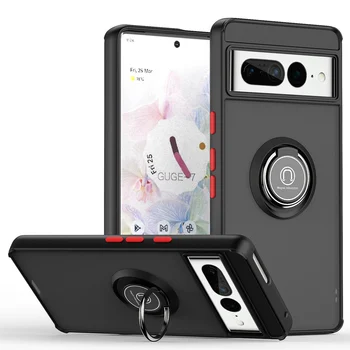 Магнитный чехол для телефона Macsafe от YurKem с подставкой для беспроводной зарядки Google Pixel 6 7 Pro 7A, задняя крышка, аксессуары