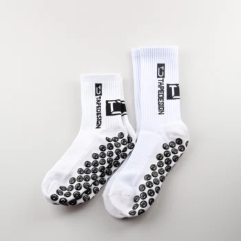 Футбольные носки Противоскользящие спортивные носки Мягкое дышащее утолщенное полотенце снизу Велосипедные женские Мужские футбольные носки Изображение 2