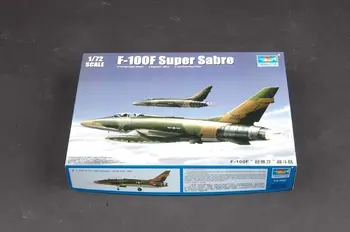 Трубач 01650 1/72 Самолет США F-100F Модель истребителя-бомбардировщика Super Sabre для коллекционирования TH07094-SMT2