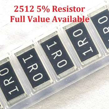 100шт SMD чип Резистор 2512 1.5R/1.6R/1.8R/2R/2.2R Сопротивление 5% 1.5/1.6/1.8/2/2.2/ Ом Резисторы 1R5 1R6 1R8 2R2 Бесплатная доставка