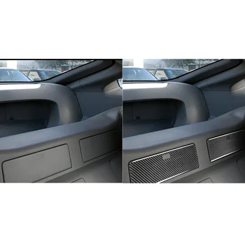 Для Nissan 350Z Z33 2003-2009 Аксессуары Из Углеродного Волокна Задний Бардачок Задняя Дверь Для Хранения Накладка На Панель Наклейка Изображение 2