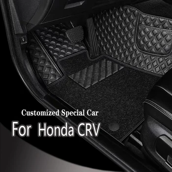 Автомобильные Коврики Для Honda CRV CR-V Hybrid RT5–RT6 RW1–RW8 2019 2020 2022 2021 Кожаные Автомобильные Коврики Полный Комплект Автомобильных Аксессуаров Для Интерьера