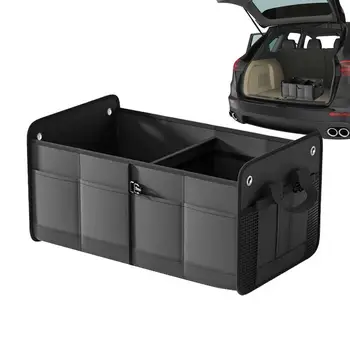 Ящик для хранения багажника автомобиля Ящик для хранения автомобиля Большой емкости Складной Ящик для хранения на открытом воздухе Багажник для хранения любого автомобиля внедорожника грузовика
