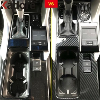 Для Mitsubishi Eclipse Cross 2017 2018 2019 2020 Отделка панели переключения передач, Аксессуары для интерьера, Наклейка на автомобиль из углеродного волокна Изображение 2