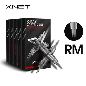 XNET X-RAY 20/60/100/200 шт. Круглые Одноразовые Стерилизованные Безопасные Иглы для Татуировки Magnum RM для Ротационных Тату-Машин