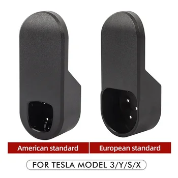 2023 Model3 Автомобильный Зарядный кабель-Органайзер для Tesla Model 3 S X Y 2022 Аксессуары Для настенного монтажа Разъем Кронштейн Держатель Зарядного устройства Изображение 2