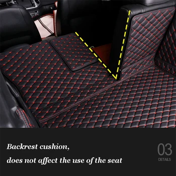 Коврик в багажник автомобиля для Infiniti QX50 2015 2016 2017, Автомобильные аксессуары на заказ, украшение интерьера авто Изображение 2
