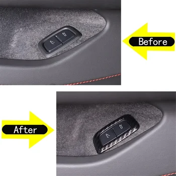 Для Chevrolet Corvette C8 2020-2023 Кнопка включения заднего багажника автомобиля Аксессуары для отделки панели ABS из углеродного волокна Изображение 2