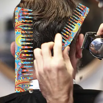 Прочная парикмахерская расческа для расчесывания волос стилистами ABS для пробора всех типов окрашивания волос Изображение 2