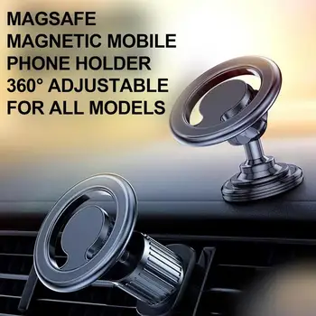 Магнитный держатель для телефона Автомобильный держатель для телефона из цинкового сплава для транспортных средств Автомобиль должен обладать магнитным всасыванием на 360 градусов и повышенной несущей способностью Изображение 2
