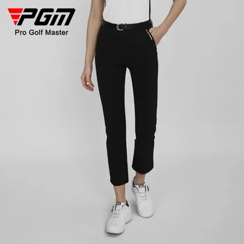 PGM Новые женские брюки для гольфа, быстросохнущая одежда для гольфа для женщин, летние спортивные эластичные водонепроницаемые брюки на молнии, KUZ149