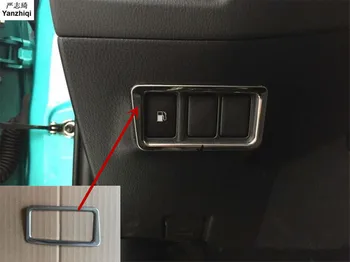 Декоративная рамка переключателя крышки масляного бака из нержавеющей стали Для Toyota C-HR CHR 2016 2017 2018 Автомобильные Аксессуары Для укладки