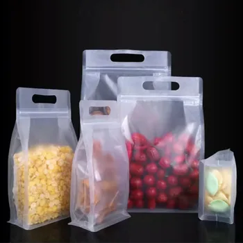 50ШТ 3D матовых пластиковых портативных сумок на молнии, повторно закрывающиеся матовые пакеты для упаковки закусок, специй, хлопьев, кофейных зерен, свадебных подарков