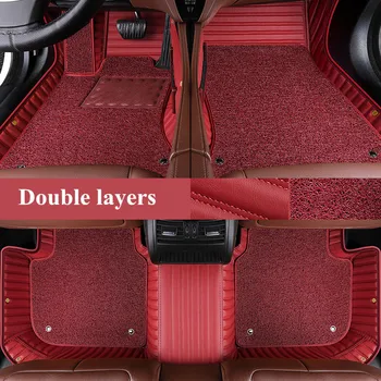 Коврики хорошего качества! Специальные автомобильные коврики на заказ для Toyota Land Cruiser 300 2024-2022, 5 мест, водонепроницаемые двухслойные ковры Изображение 2