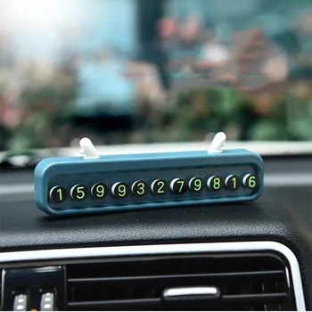 Креативный Знак Парковки Автомобиля Временный Переместите и Оставьте Номерной Знак Телефона для Audi A3 A4 A5 A6 A7 A8 B5 B6 B7 B8 C5 c6 Q2 Q3 Q5 Q7 Изображение 2