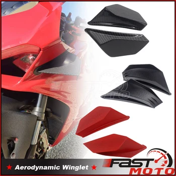 Аэродинамические Накладки на Крылышки Мотоцикла Small Wing Kit для Kawasaki Ninja ZX Versys Ducati Superbike 1299 Panigale 1198 959 Supersport