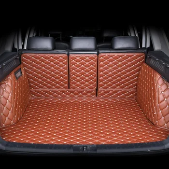 Индивидуальный Кожаный Коврик Для Багажника Автомобиля С Полным Покрытием Ford Focus Kuga Ecosport Explorer Fiesta Mustang Автоаксессуары Для Стайлинга автомобилей
