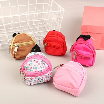 Брелок в стиле мини-рюкзака, кошелек для монет, сумка для наличных, брелок для ключей для женщин, мужчин, маленькие кошельки, подарки для детей, аксессуары для сумок