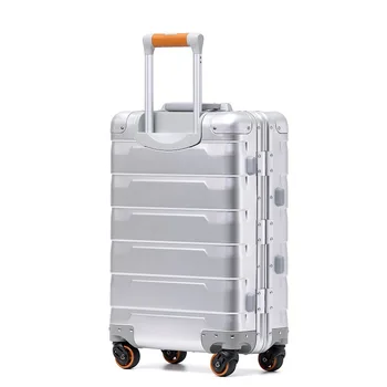 Новый универсальный руль из аллюминиево-магниевого сплава, металлический ящик для мужчин и женщин, деловая рама для багажа, дорожный чемодан большого размера Изображение 2