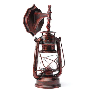 Ретро Наружный Настенный Светильник Industrial Vintage E27 Настенный Светильник-фонарь США Изображение 2
