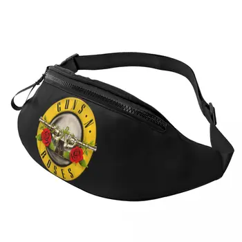 Guns N Roses Bullet Logo Chest Bag Товары Для Уличной Сумки На Пояс Из Тяжелого Металла Унисекс
