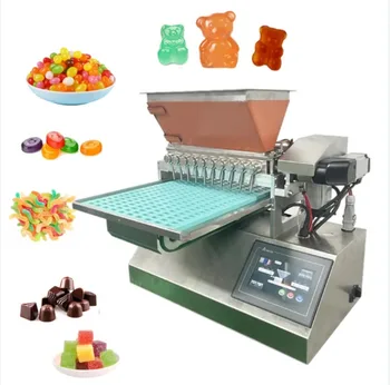 Маленькие мягкие клейкие карамели в форме фруктов, маточное желе, кола, клей для шоколадных конфет, фасоль, оборудование для изготовления конфет Maker Make Machine