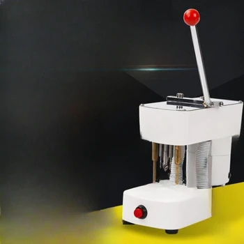 Оборудование для обработки стекол-Машина для штамповки шаблонов с тремя отверстиями в металлическом корпусе
