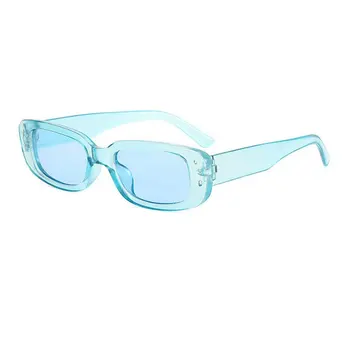 Новые винтажные солнцезащитные очки 2020, женские брендовые дизайнерские солнцезащитные очки в стиле ретро, прямоугольные очки, женские очки Lentes De Sol Mujer Изображение 2