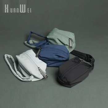 Мини-сумка для ключей, водостойкий кошелек для монет, черный Синий серебряный кошелек для монет, портативная сумка в японско-корейском стиле