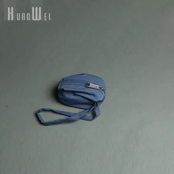Мини-сумка для ключей, водостойкий кошелек для монет, черный Синий серебряный кошелек для монет, портативная сумка в японско-корейском стиле Изображение 2