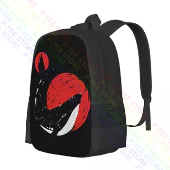 Новейшая гимнастическая сумка Gojira Whale Sun MoonBackpack большой емкости Изображение 2