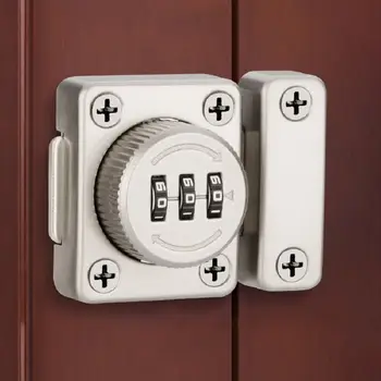 для установки парольных замков для бытовых шкафов Бесключевая комбинированная защелка для ящика Набор комбинированных защелок для дверцы шкафа Изображение 2
